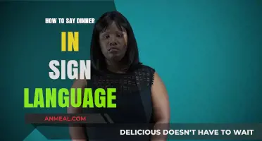 Mastering Sign Language: How to Sign 'Dinner' with Ease