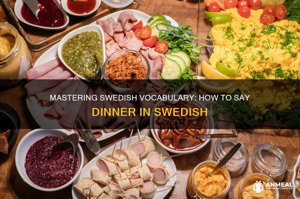 how to say dinner in swedish
