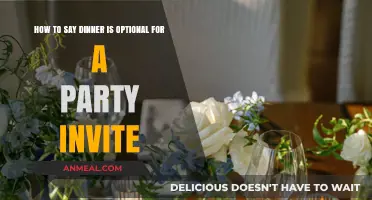 Dinner Optional: Crafting the Perfect Party Invite Etiquette