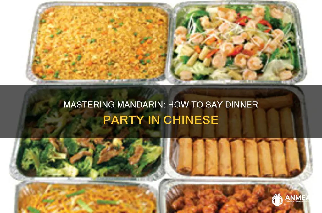 how to say dinner party in mandarin