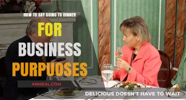 Mastering Business Etiquette: How to Say 'Going to Dinner' Professionally