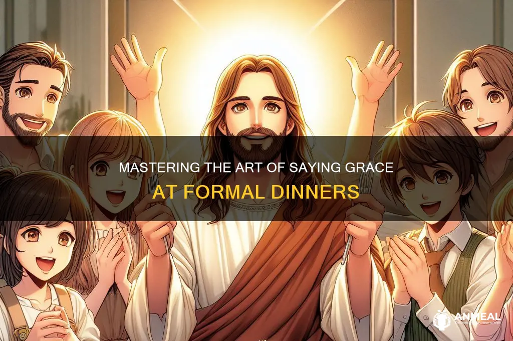 how to say grace at a formal dinner