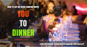 Gracefully Declining Dinner Invites: Mastering the Art of Saying No