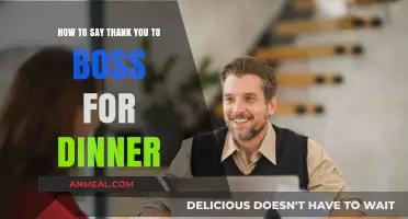 Expressing Gratitude: How to Thank Your Boss for a Dinner Treat
