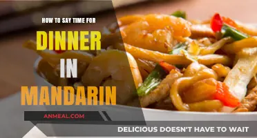 Mastering Mandarin: How to Say 'Time for Dinner' in Chinese