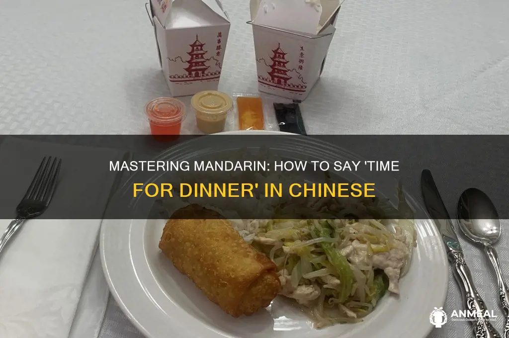 how to say time for dinner in mandarin