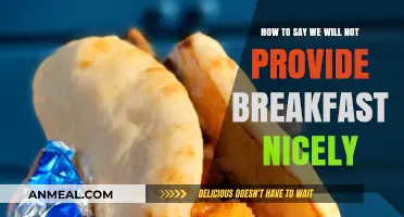 Kindly Declining Breakfast: A Gracious Way to Say No to AM Meals