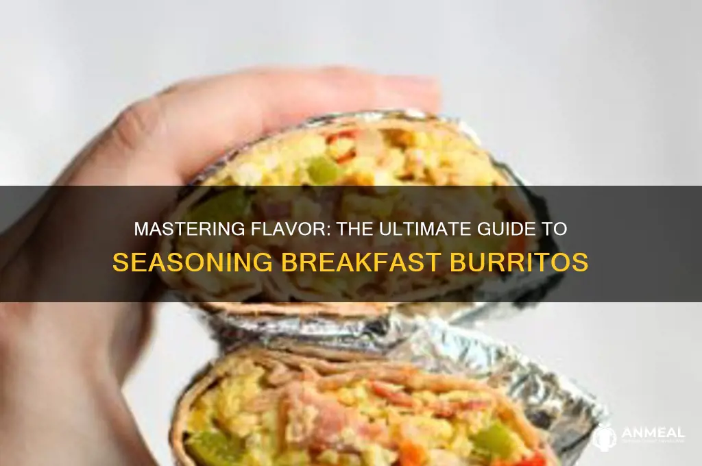how to season breakfast burritos