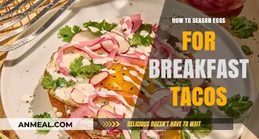 Perfectly Seasoned Breakfast Tacos: Mastering Egg Flavor in Every Bite