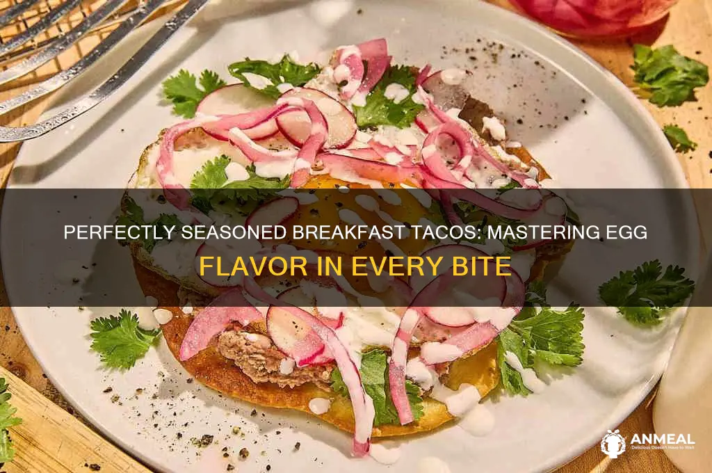 how to season eggs for breakfast tacos