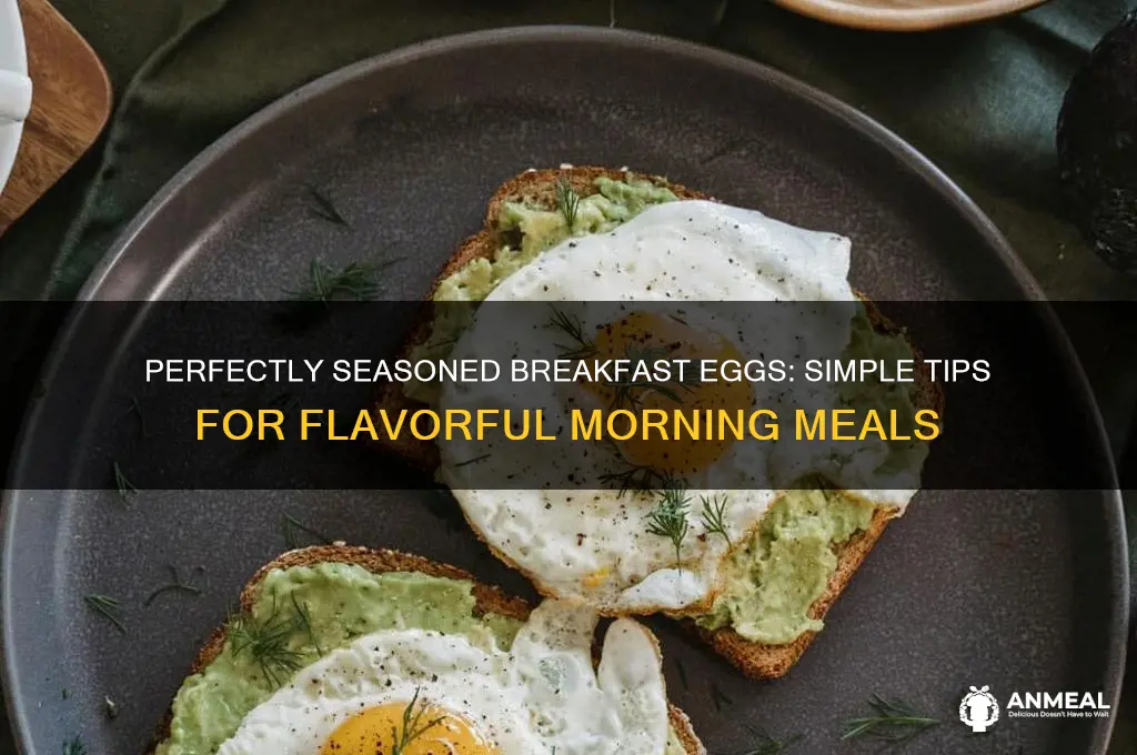 how to season eggs for breakfast