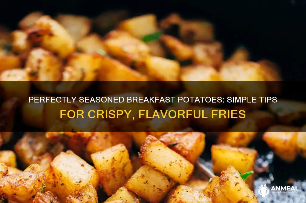 how to season fried potatoes for breakfast