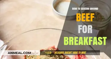 Breakfast Ground Beef: Spicing Up Your Morning