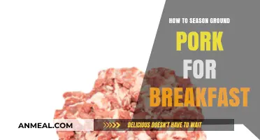 Perfectly Seasoned Ground Pork: Breakfast Flavor Secrets Revealed