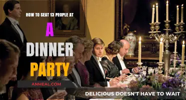 Mastering the Art of Seating 13 Guests at Your Dinner Party