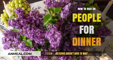 Elegant Dinner Seating: Tips for Hosting 30 Guests Comfortably