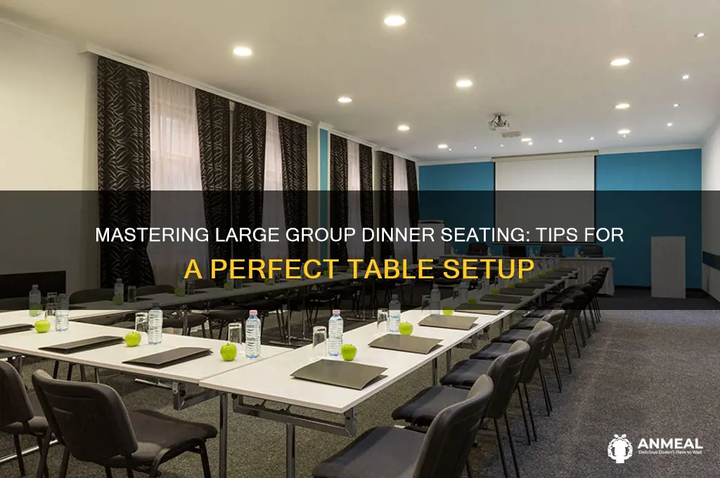 how to seat a large group for dinner