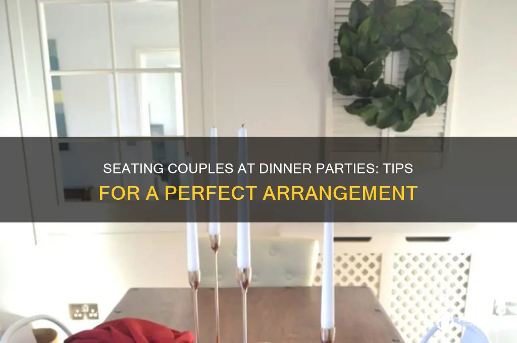 how to seat couples at a dinner party