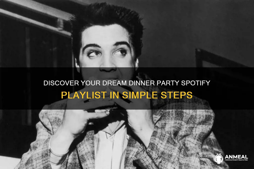 how to see my dream dinner party spotify