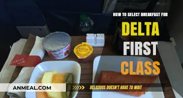 Delta First Class Breakfast Guide: Selecting the Perfect Morning Meal