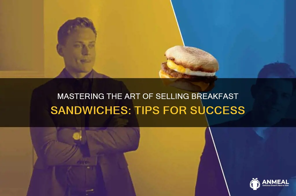 how to sell breakfast sandwiches