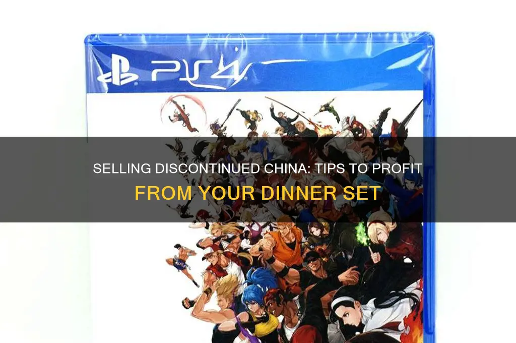 how to sell discontinued china dinner set