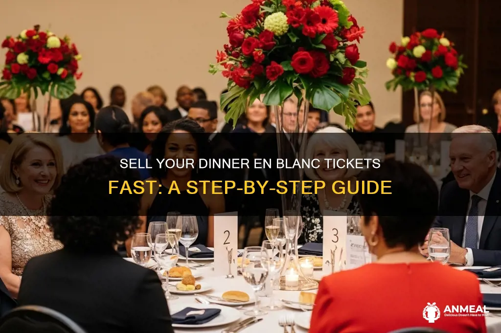 how to sell my tickets dinner le blanc
