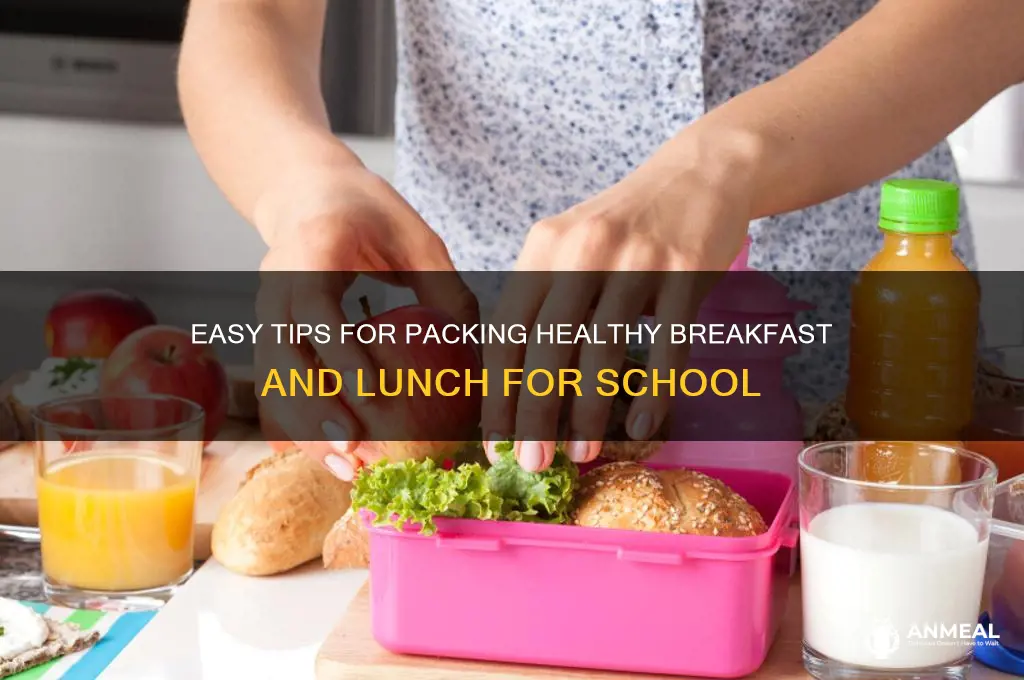 how to send breakfast and lunch to school
