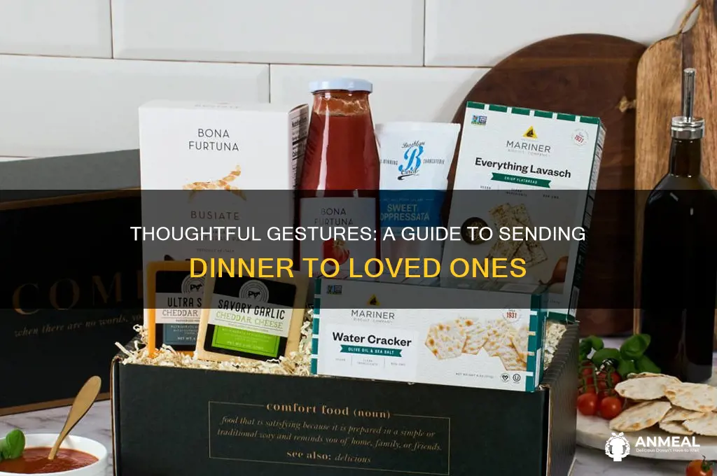 how to send dinner to someone