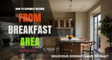 Creative Ways to Stylishly Divide Your Kitchen and Breakfast Nook