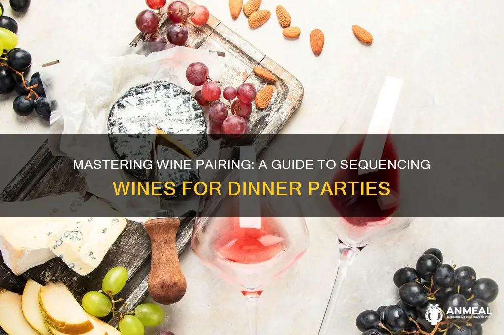 how to sequence wine for a dinner party