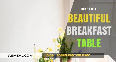 Elegant Breakfast Table Setting Tips for a Perfect Morning