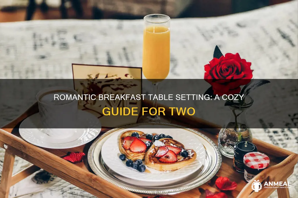 how to set a breakfast table for two