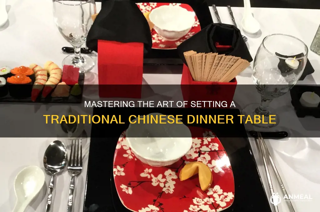 how to set a chinese dinner table