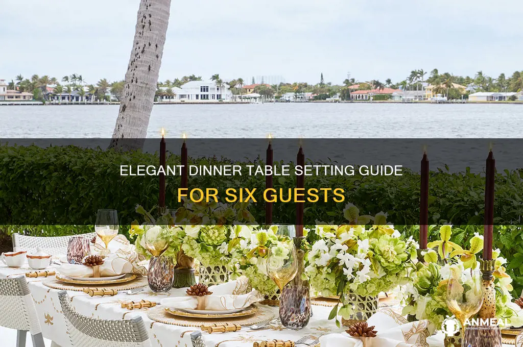 how to set a dinner table for 6