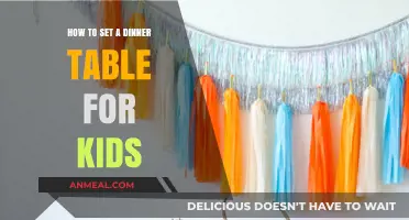 Fun & Easy Kids' Dinner Table Setting Guide for Families