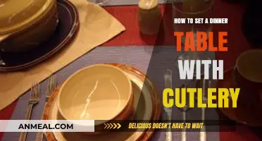 Mastering the Art of Setting a Perfect Dinner Table with Cutlery