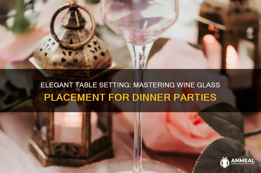 how to set a dinner table with wine glasses