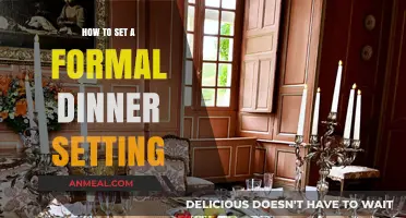Mastering the Art of a Perfect Formal Dinner Table Setting