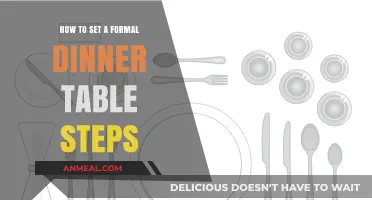 Mastering the Art of Setting a Formal Dinner Table