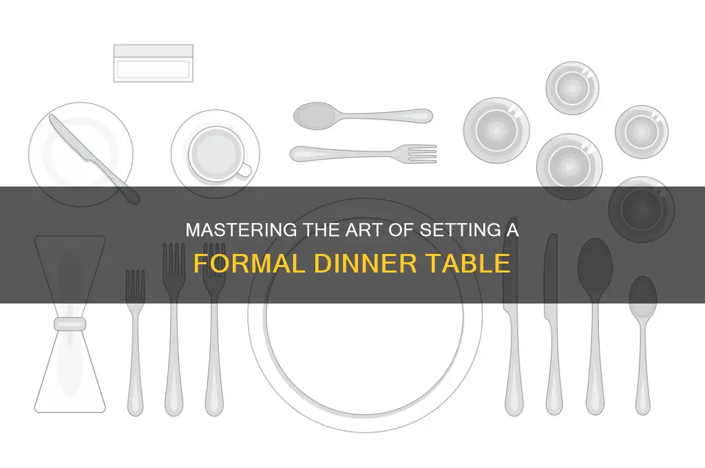 how to set a formal dinner table steps