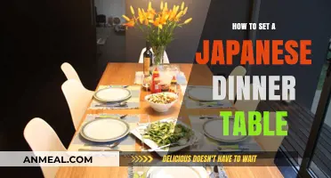 Mastering the Art of Setting a Traditional Japanese Dinner Table
