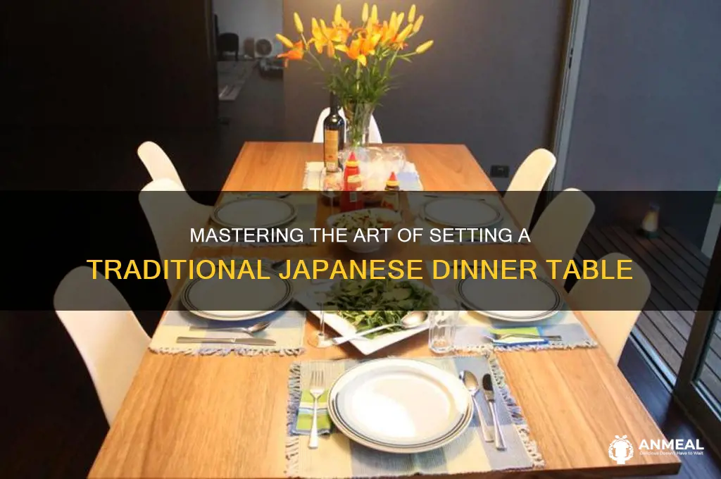 how to set a japanese dinner table