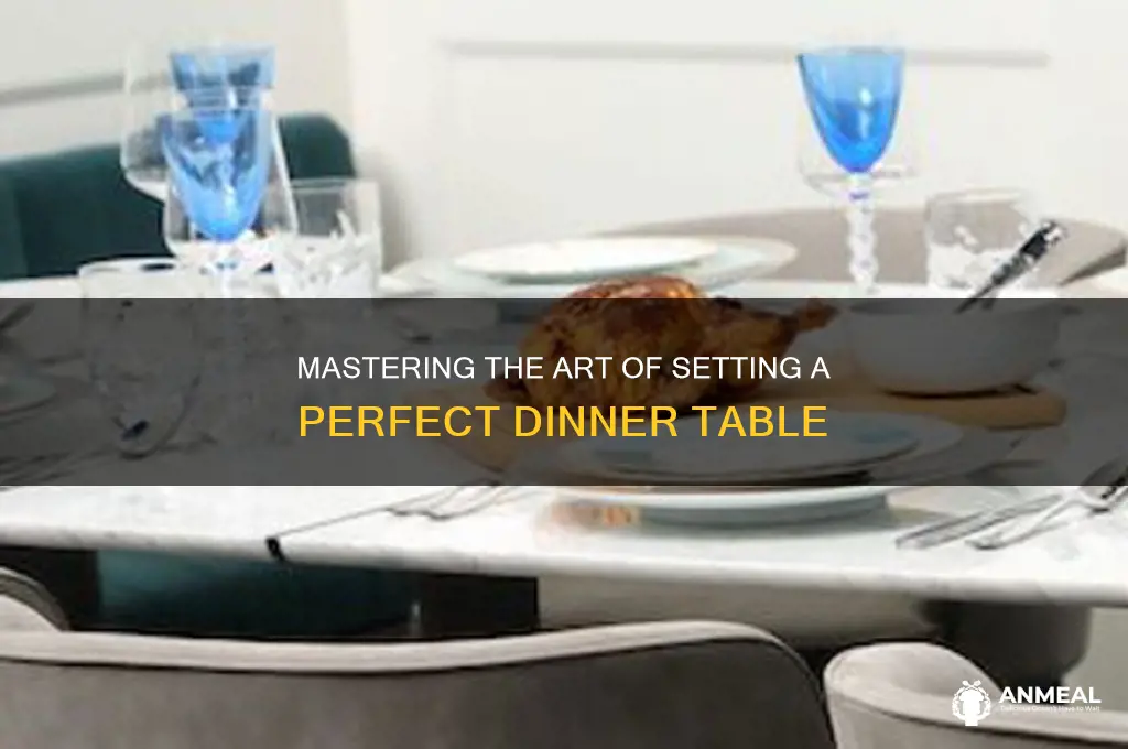 how to set a perfect dinner table zadane
