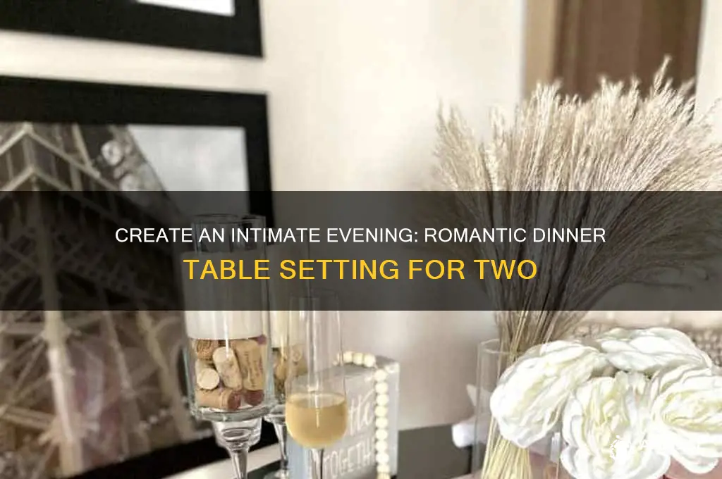 how to set a romantic dinner table for two
