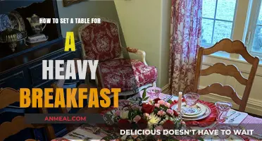 Mastering the Art of Setting a Table for a Hearty Breakfast