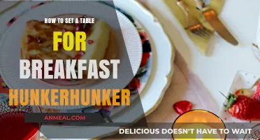 Perfect Breakfast Table Setting: Tips for a Cozy Morning Hunker Down