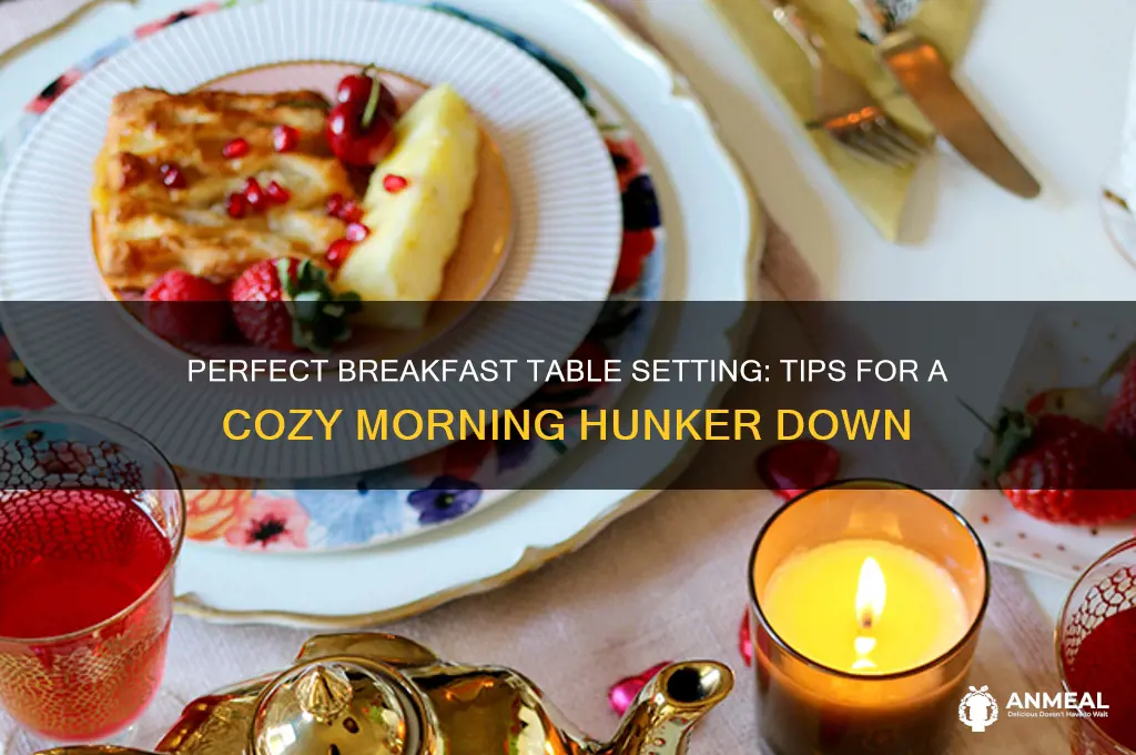 how to set a table for breakfast hunkerhunker