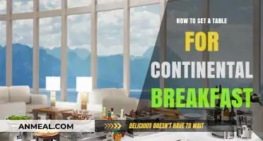 Mastering the Art of Setting a Continental Breakfast Table