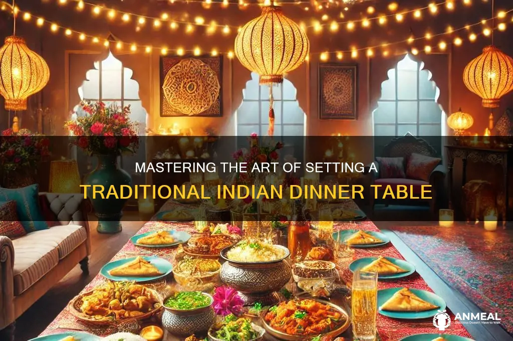 how to set a table for indian dinner